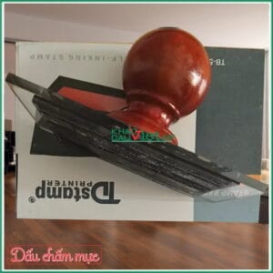 Dấu hoàn công chấm mực