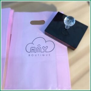 Con Dấu In Logo Lên Bao Bì