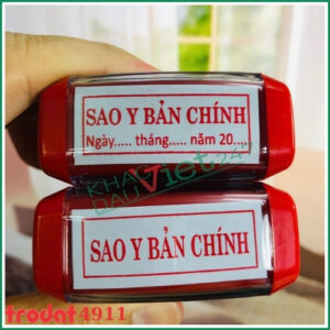 Con dấu sao y bản chính