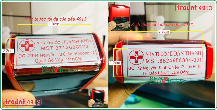 Khắc dấu nhà thuốc tây