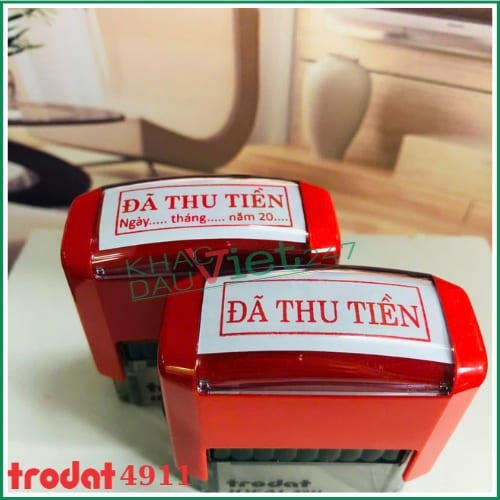 Con dấu đã thu tiền