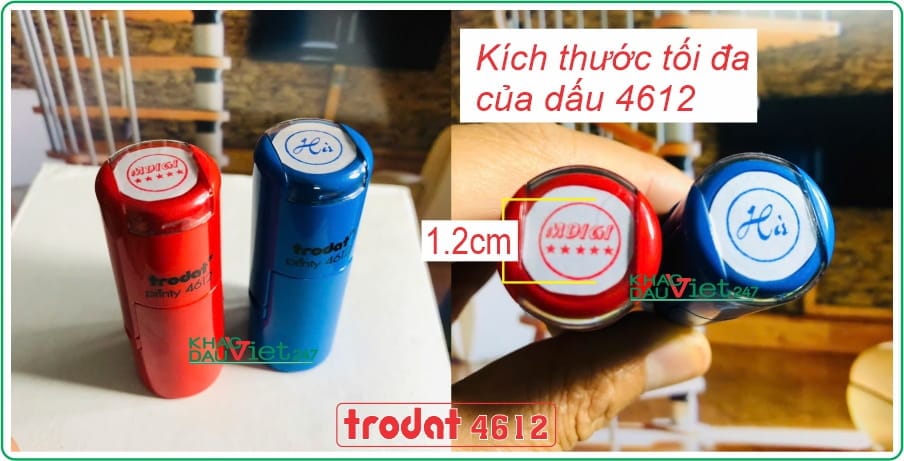 Con Dấu Mini Trodat 14 Con dấu mini Trodat