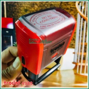 Dấu Oval Dự Án Công Trình