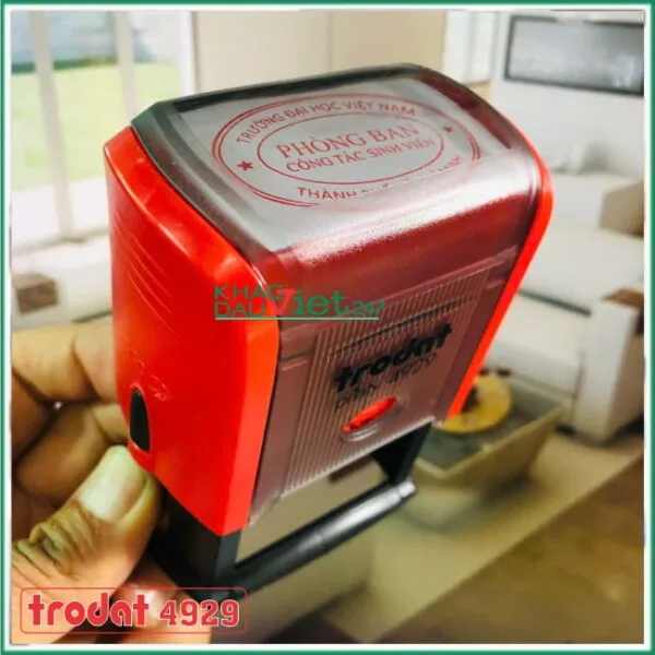 Con dấu phòng ban trường học