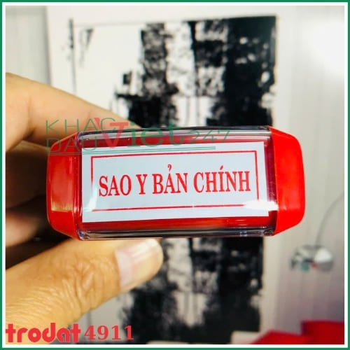 Con dấu sao y bản chính