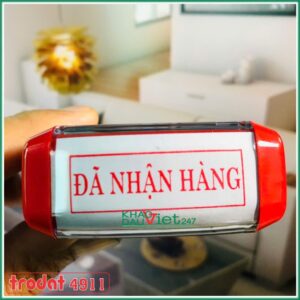 con dấu đã nhận hàng