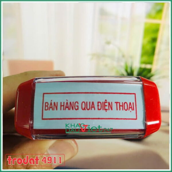 dấu bán hàng qua điện thoại