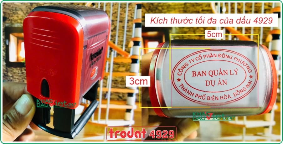 Dấu ovan ban quản lý dự án