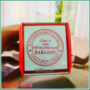Khắc dấu tròn tdstamp