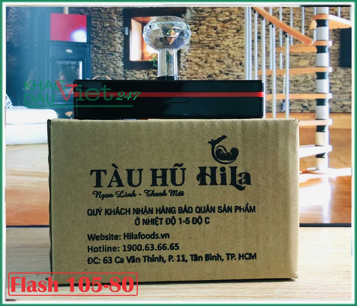 dấu đóng lên thùng carton